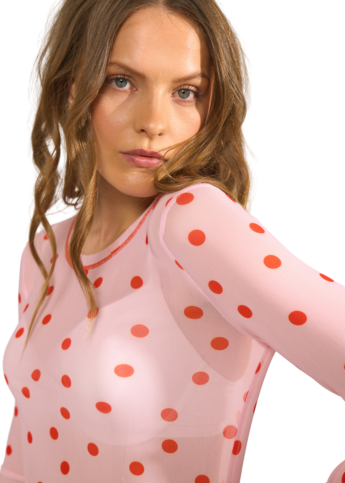 NUSine Mesh Bluse
